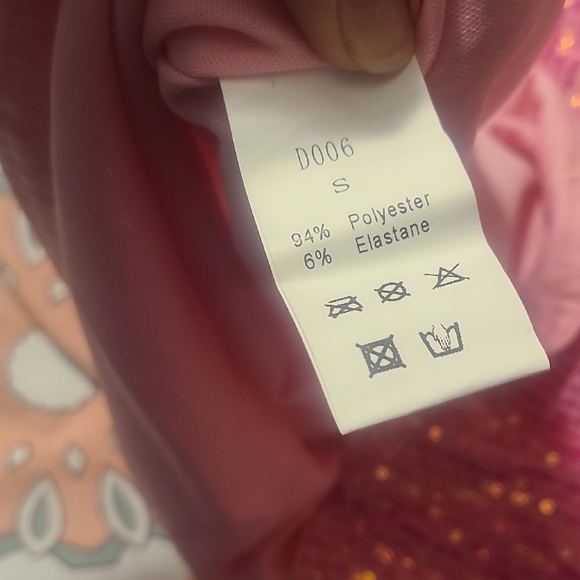 Nwot Pink Sequin Cocktail Dress - Picture 3 of 3